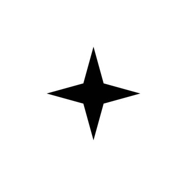 Yıldız Alanı Gökyüzü Simgesi Vektörü