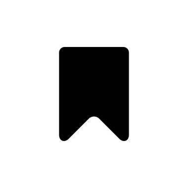 Yer İmi Kurdelesi Simge Vektörünü Kaydet