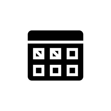 Sınıf Zamanlama Zaman Simgesi Vektörü