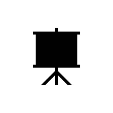 resim sehpası boyama ikonu vektörü