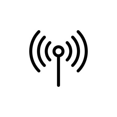 Wifi Kablosuz İnternet Simgesi Vektörü