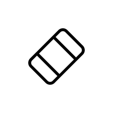 Silgi Sürtünmesi Düzeltme Simgesi Vektörü