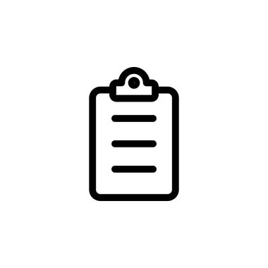 Pano Belgesi Kağıt Simgesi Vektörü