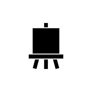 resim sehpası boyama ikonu vektörü