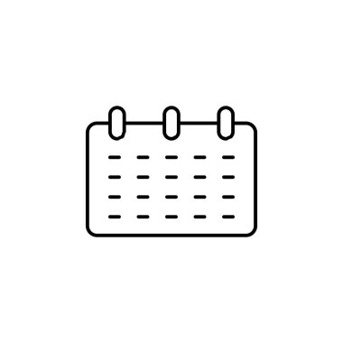 Takvim Tarihi Zamanlama Simgesi Vektörü