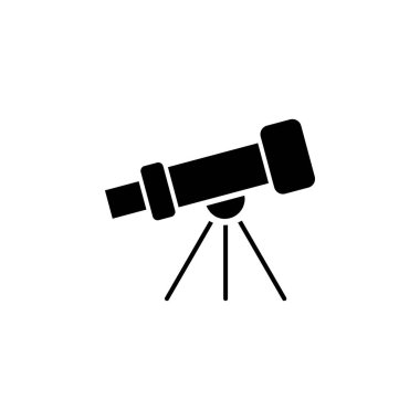 Teleskop Uzay Astronomisi Simgesi Vektörü