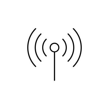 Wifi Kablosuz İnternet Simgesi Vektörü