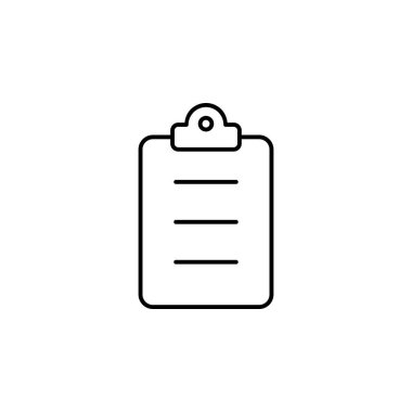 Pano Belgesi Kağıt Simgesi Vektörü