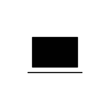 Dizüstü Bilgisayar Not Defteri Simgesi Vektörü