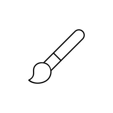 Fırça Fırçası Sanat Simgesi Vektörü