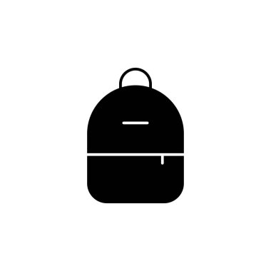 Sırt Çantası Okul Simgesi Vektörü