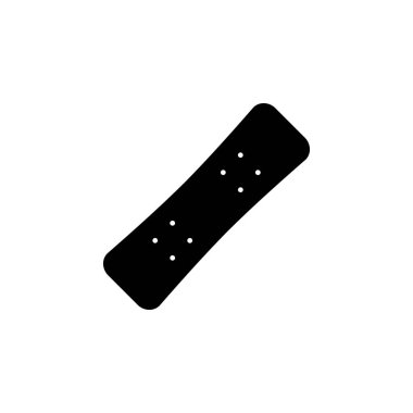 Snowboard Kar Sporu Simgesi Vektörü