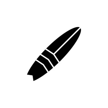 Sörf tahtası Sahili Simge Vektörü