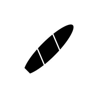 Sörf tahtası Sahili Simge Vektörü