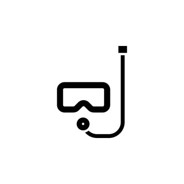 Scuba Dalışı Sualtı Simge Vektörü