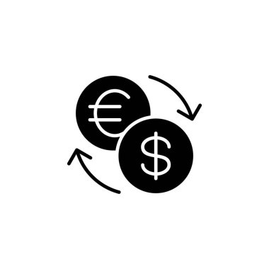 Para Takası Para Simgesi Vektörü