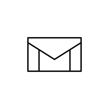 E- posta İletisi Simgesi Vektörü