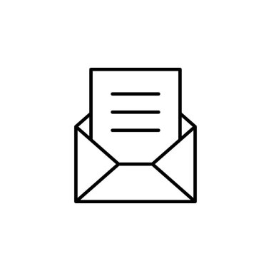 E- posta İletisi Simgesi Vektörü