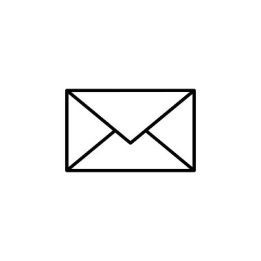 E- posta İletisi Simgesi Vektörü