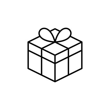 Hediye Kutusu Mevcut Simge Vektörü