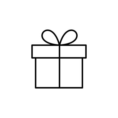 Hediye Kutusu Mevcut Simge Vektörü