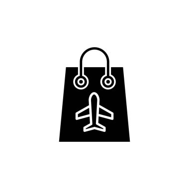 Vergisiz Alışveriş Torbası Simge Vektörü