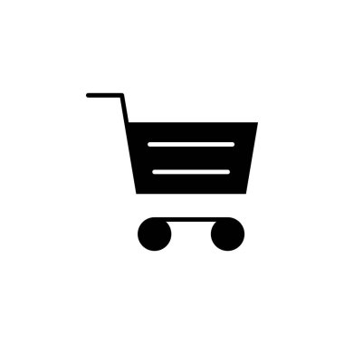 Alışveriş Arabası Perakende Simgesi Vektörü