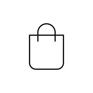 Alışveriş Torbası Perakende Simgesi Vektörü