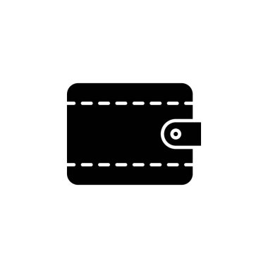 Cüzdan Para Cüzdanı Simge Vektörü