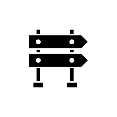 Sokak İşareti Simgesi Vektörü