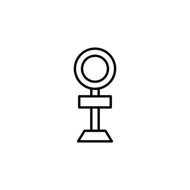 Sokak İşareti Simgesi Vektörü