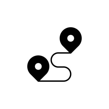 Yol Yönlendirme Simgesi Vektörü