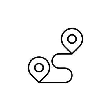 Yol Yönlendirme Simgesi Vektörü