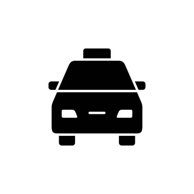 Taksi Taksi Ulaşım Simgesi Vektörü