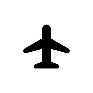 Seyahat Düzlemi Uçuş Simgesi Vektörü