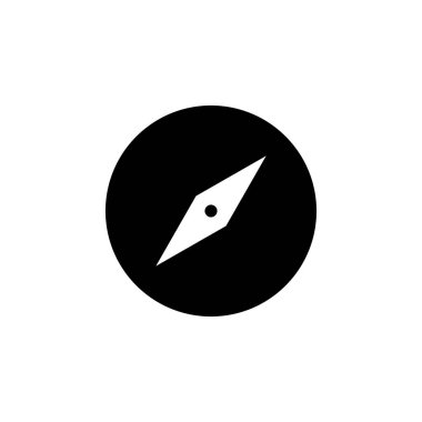 Pusula Yönlendirme Simgesi Vektörü