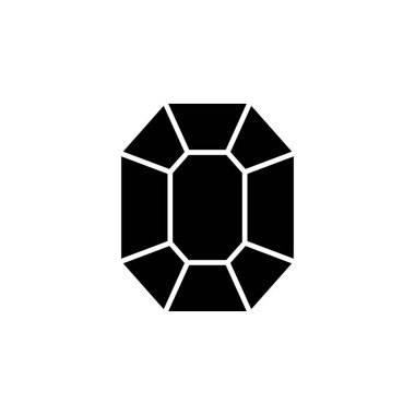 Elmas Mücevher Simgesi Vektörü