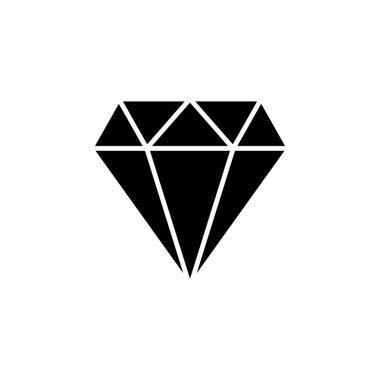 Elmas Mücevher Simgesi Vektörü