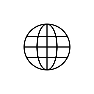 Dünya Dünya Simgesi Vektörü