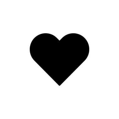 Kalp Sevgisi Simge Vektörü gibi