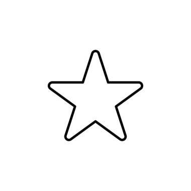 Yıldız Beğeni Favori Simge Vektörü