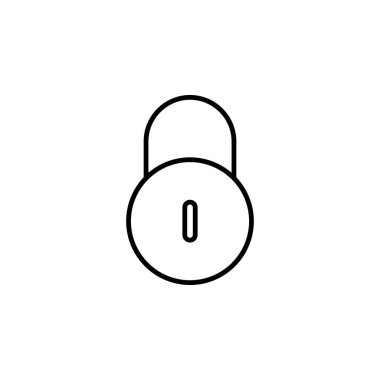 Güvenlik Simgesi Vektörünü Kilitle