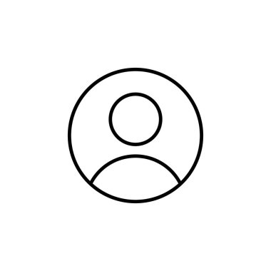 Profil Kullanıcı Hesabı Simgesi Vektörü