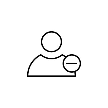 Kullanıcı Silme Simgesi Vektörünü Kaldır