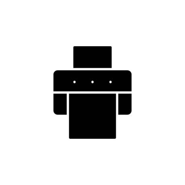 Belge Kağıt Simgesi Vektörünü Yazdır