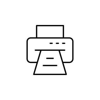 Belge Kağıt Simgesi Vektörünü Yazdır