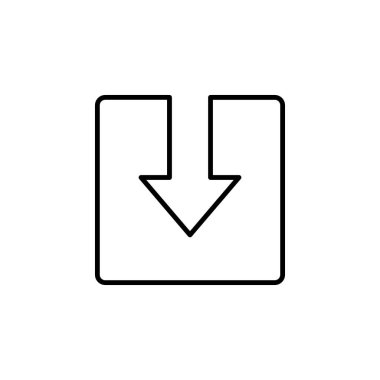 İndirme Alma Simgesi Vektörü