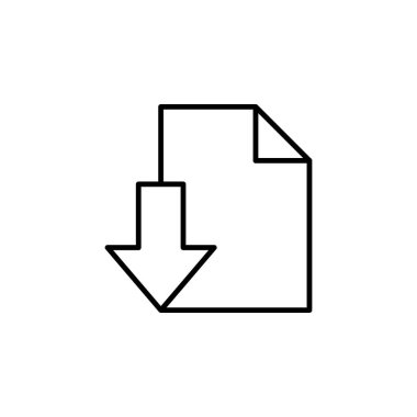 İndirme Alma Simgesi Vektörü