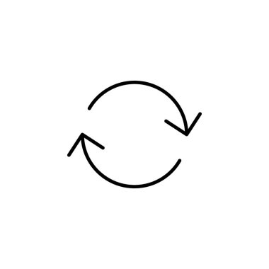 Güncelleme Simgesi Vektörünü Yeniden Yükle