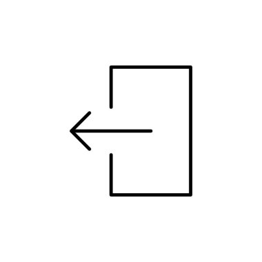 Çıkış Simgesi Vektörünü Kapat